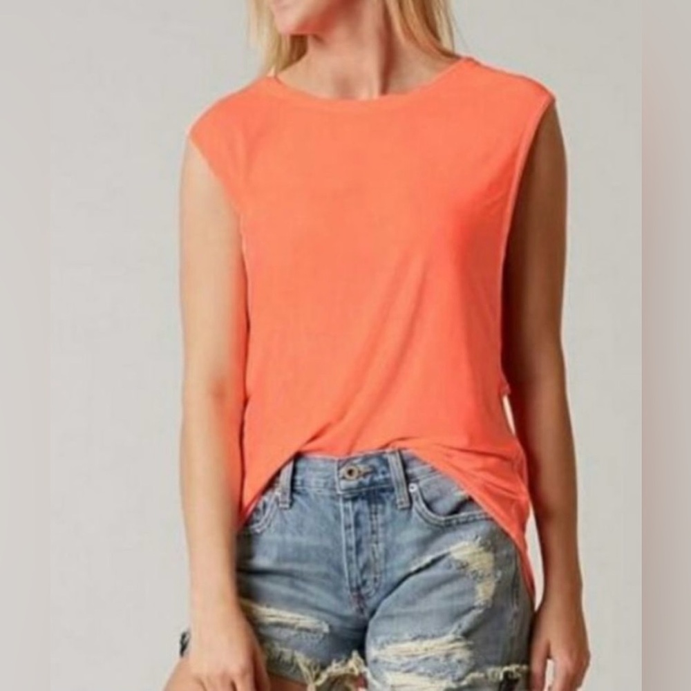 We the Free The It Muscle Tank XS NWT Tangerine - Picture 3 of 14